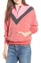 Women's Wildfox Soto Warm-up Sweatshirt - Red