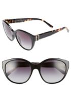 Women's Burberry 55mm Gradient Cat Eye Sunglasses - Black