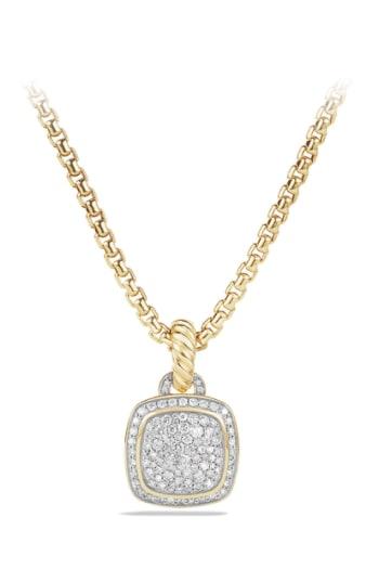 Women's David Yurman 'albion' Pendant With Diamonds In 18k Gold