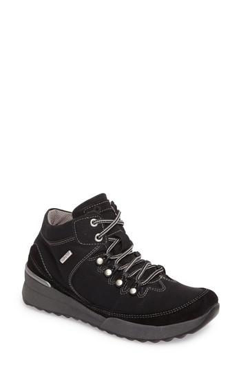 Women's Romika Victoria 05 Waterproof Sneaker -7.5us / 38eu - Black