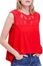 Women's Free People Meant To Be Swing Top - Red