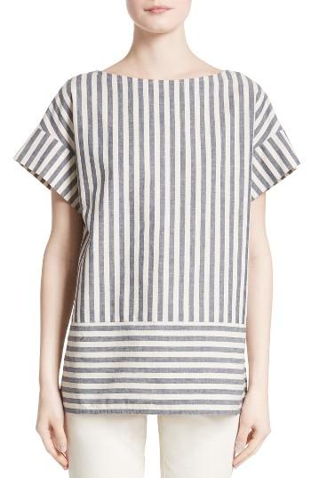Women's Lafayette 148 New York Lori Stripe Blouse
