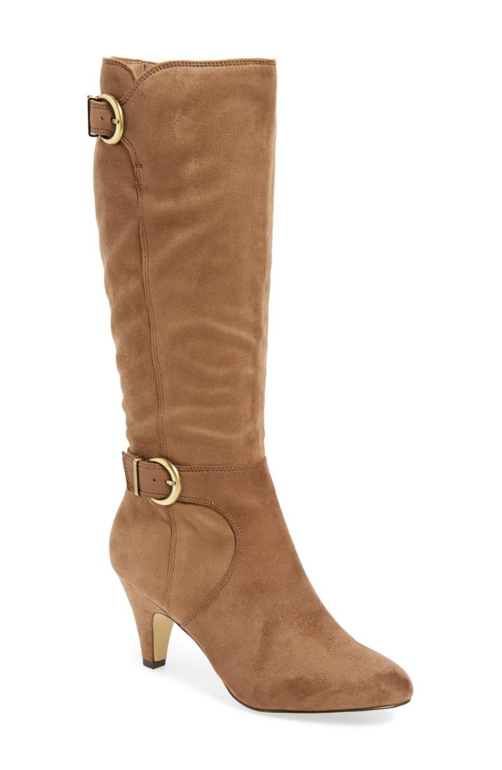 Women's Bella Vita Toni Ii Knee High Boot Regular Calf M - Beige