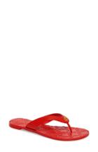 Women's Tory Burch Monroe Flip Flop .5 M - Red