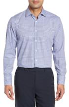 Men's John W. Nordstrom Traditional Fit Check Dress Shirt .5 - Brown