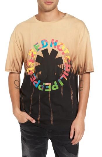 Men's Elevenparis Red Hot Chili Peppers Graphic T-shirt - Beige