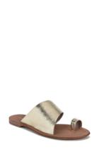Women's Diane Von Furstenberg Brittany Toe Loop Sandal M - Metallic