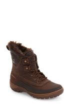 Women's Merrell Sylvia Waterproof Faux Fur Lined Boot M - Brown