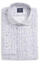 Men's John W. Nordstrom Traditional Fit Floral Dress Shirt - Blue