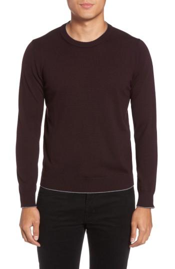 Men's Eleventy Virgin Wool Crewneck Sweater