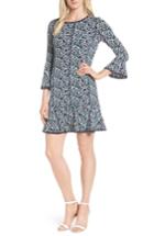 Women's Michael Michael Kors Woodblock Vines Flounce Dress - White