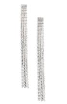 Women's Topshop Long Crystal Tassel Earrings