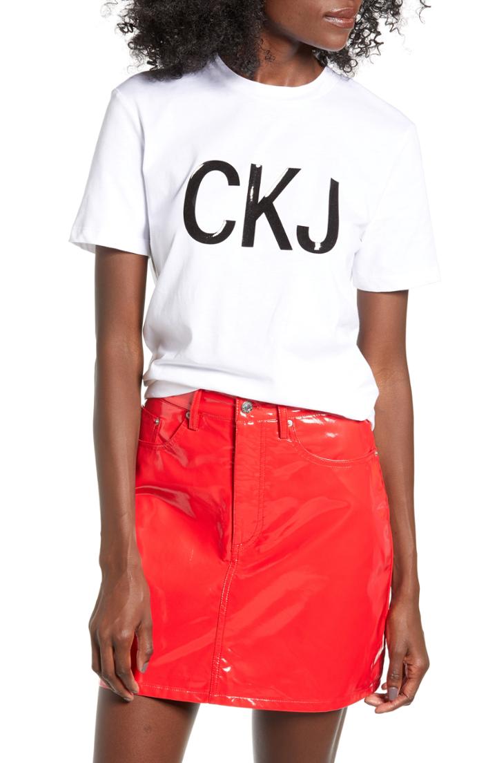 Women's Calvin Klein Jeans Ckj Tee - White