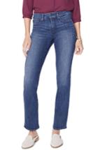 Petite Women's Nydj Marilyn Straight Leg Jeans P - Blue