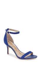 Women's Sam Edelman 'patti' Ankle Strap Sandal M - Blue