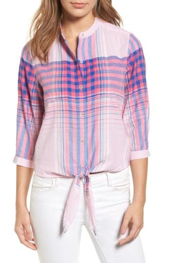 Women's Tommy Bahama Plaid Shirt - Pink