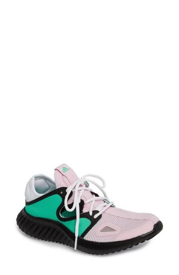 Women's Adidas Run Lux Clima Running Shoe .5 M - Green