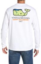 Men's Vineyard Vines Frankenstein Whale Graphic Long Sleeve T-shirt