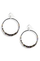 Women's Chan Luu Mixed Stone & Crystal Hoop Earrings