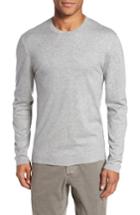 Men's James Perse Reversible Long Sleeve T-shirt (xs) - Grey