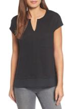 Women's Sanctuary City Mix Layered Look Tee - Black