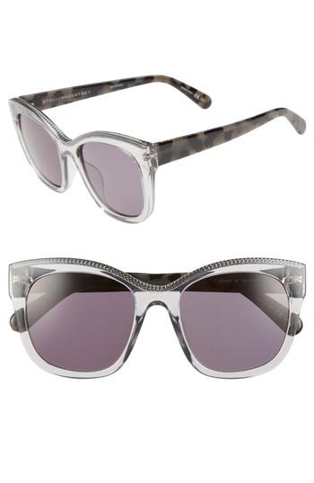 Women's Quay Australia Primrose 55mm Chain Detail Cat Eye Sunglasses - Gold/ Rose