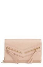Women's Botkier Trigger Leather Wallet On A Chain - Pink