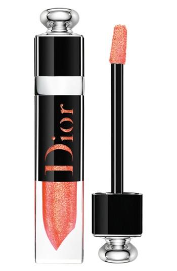 Dior Addict Lacquer Plump Lip Ink - 538 Dior Glitz /glittery Coral