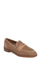 Women's Vince Camuto Kanta Perforated Loafer M - Brown