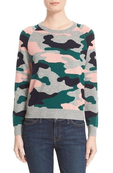 Women's Chinti And Parker Camo Intarsia Wool & Cashmere