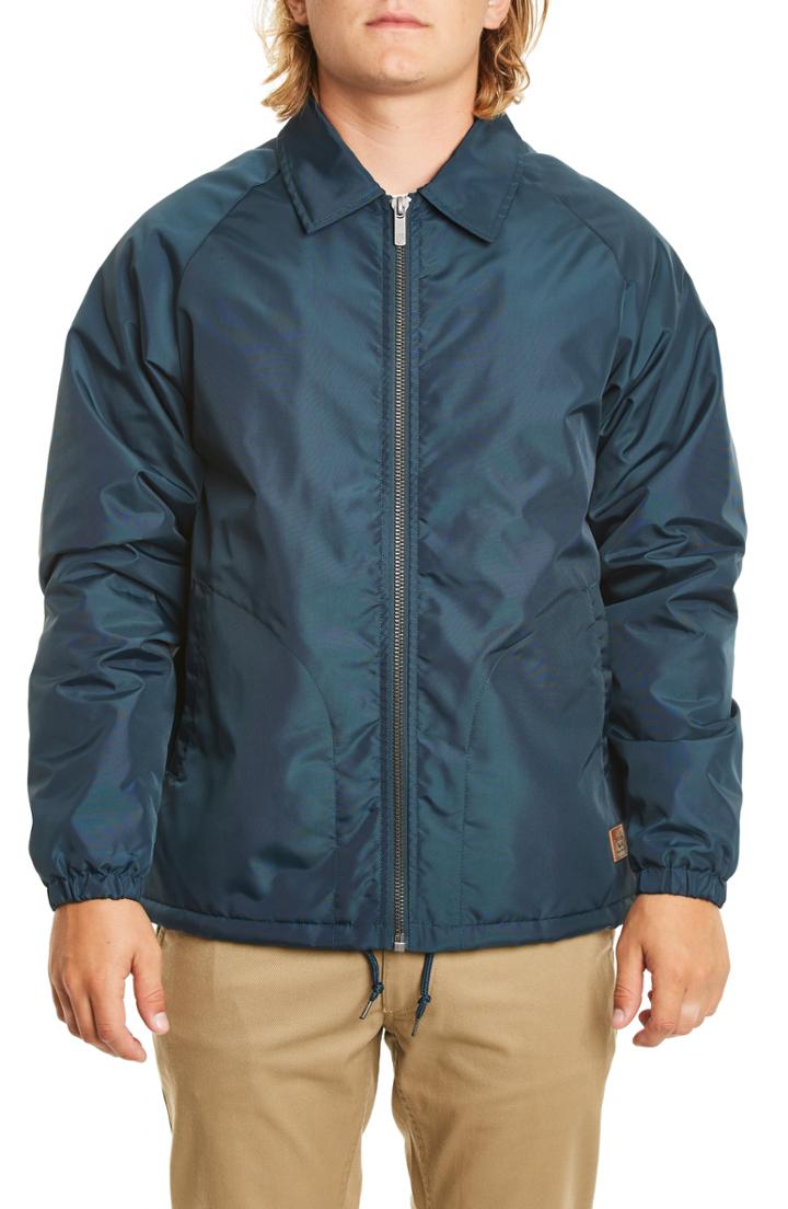 Men's Brixton Claxton Water Repellent Jacket With Faux Shearling - Blue