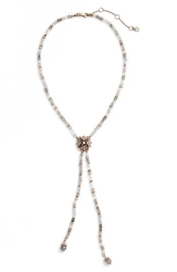 Women's Marchesa Crystal Y-necklace