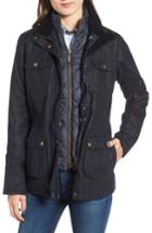 Women's Barbour Chaffinch Water Resistant Waxed Cotton Jacket Us / 8 Uk - Blue