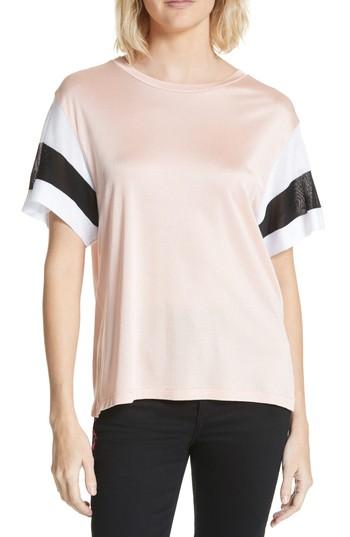 Women's Rag & Bone/jean Penny Tee, Size - Pink