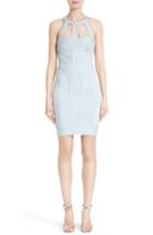 Women's Herve Leger Ruffle Jacquard Body-con Dress