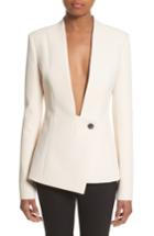 Women's Cushnie Et Ochs Asymmetrical Blazer - Beige
