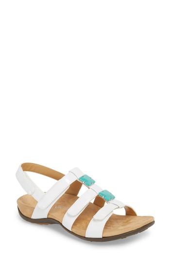 Women's Vionic 'amber With Orthaheel Technology' Adjustable Sandal M - White