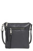 Marc Jacobs Recruit North/south Leather Crossbody Bag - Grey