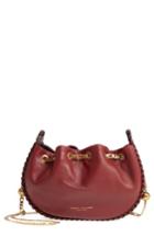 Marc Jacobs Sway Party Leather Crossbody Bag - Burgundy