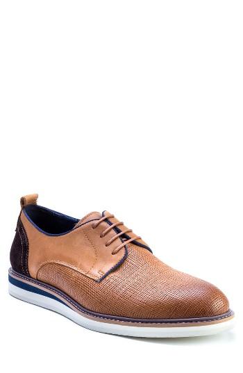 Men's Zanzara Homer Plain Toe Derby M - Brown