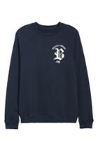 Men's Brixton Rawson Raglan Crewneck Sweatshirt, Size - Blue