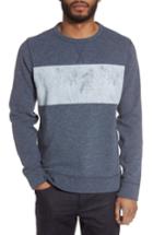Men's Jason Scott Distressed Print Sweatshirt - Blue