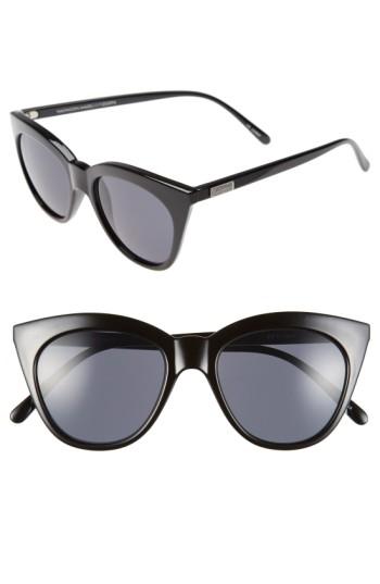 Women's Le Specs Halfmoon Magic 51mm Cat Eye Sunglasses -