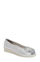 Women's The Flexx Boco Loco Peeptoe Flat .5 M - Metallic