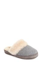 Women's Ugg Aira Knit Scuff Slipper M - Grey
