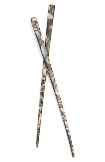 L. Erickson Hair Stick Pairs, Size - Beige