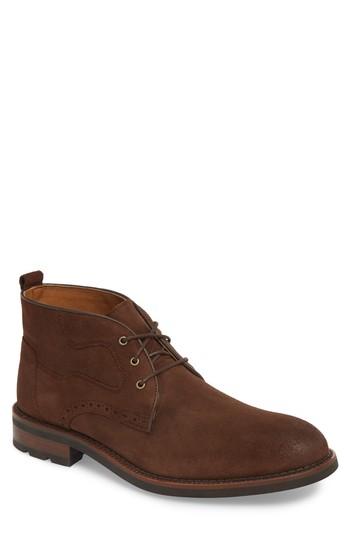 Men's J & M 1850 Fullerton Chukka Boot M - Brown