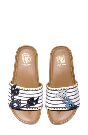 Women's Cole Haan Pinch Montauk Lobster Slide Sandal .5 B - Blue
