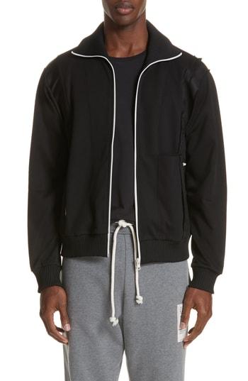 Men's Mm6 Maison Margiela Track Jacket Eu - Black