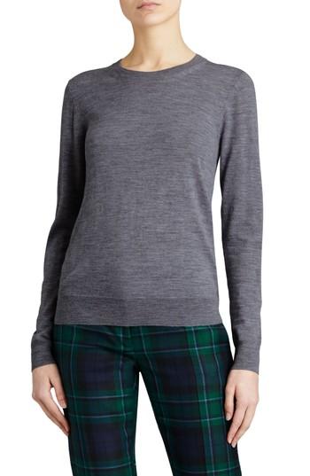 Women's Burberry Viar Merino Wool Sweater - Grey